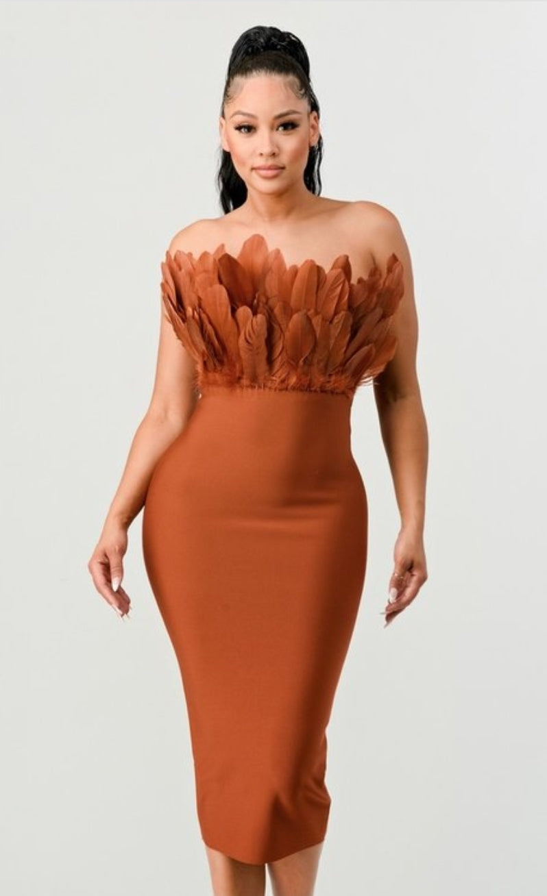 Holiday vibe bandage dress